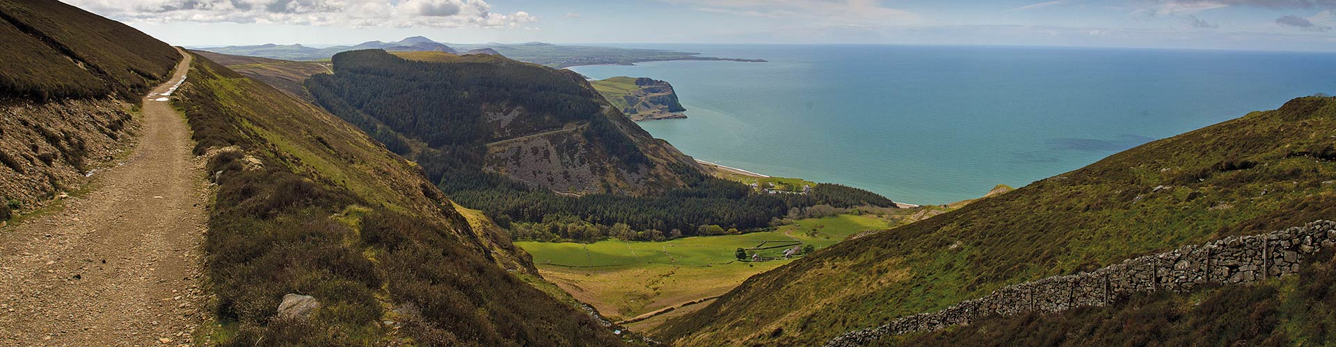 On the Wales Coast Path on Yr Eifl - the Rivals - on the Lleyn peninsula