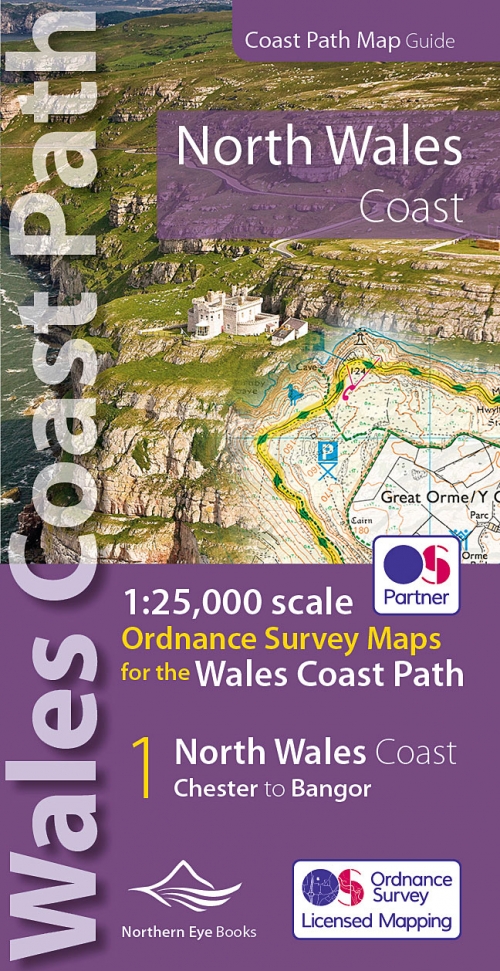 North Wales Coast Ordnance Survey map atlas - for the Wales Coast Path