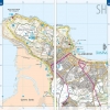 Large scale Ordnance Survey mapping of the Wales Coast Path - on the Great Orme