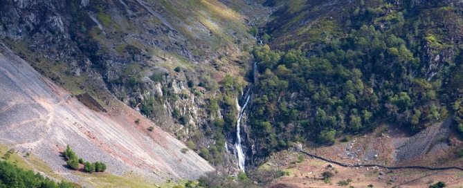 The mighty Aber Falls is one of Wales' highest waterfalls