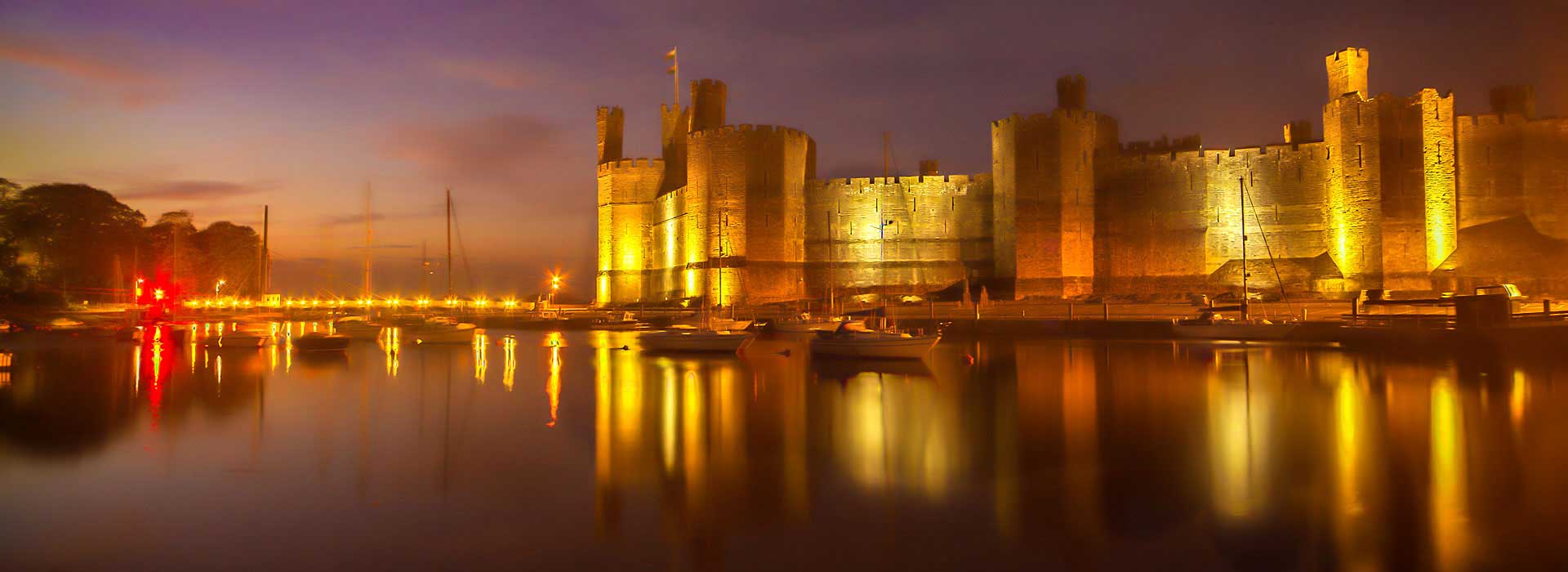 Wales Coast Path: Caernarfon Castle, Gwynedd