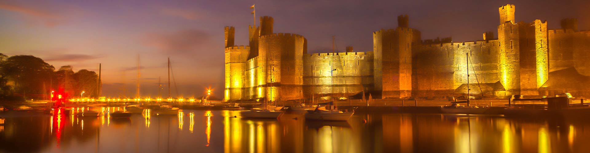 caernarfon Caernarfon Castle is on the Wales Coast Path