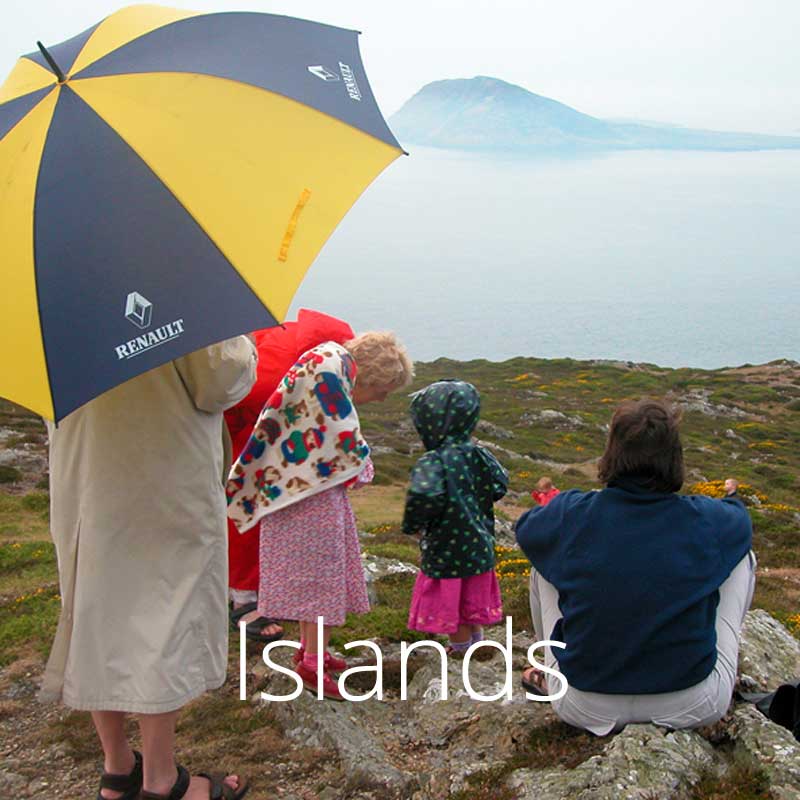 Overlooking Bardsey Island/Ynys Enlli on the tip of Llyn
