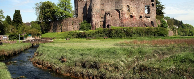 Laugharne Castle, Carmarthenshire - on the Wales Coast Path