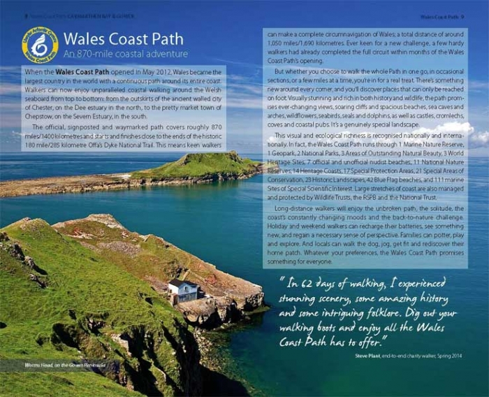 Wales Coast Path: Official Guide Carmarthen Bay and Gower