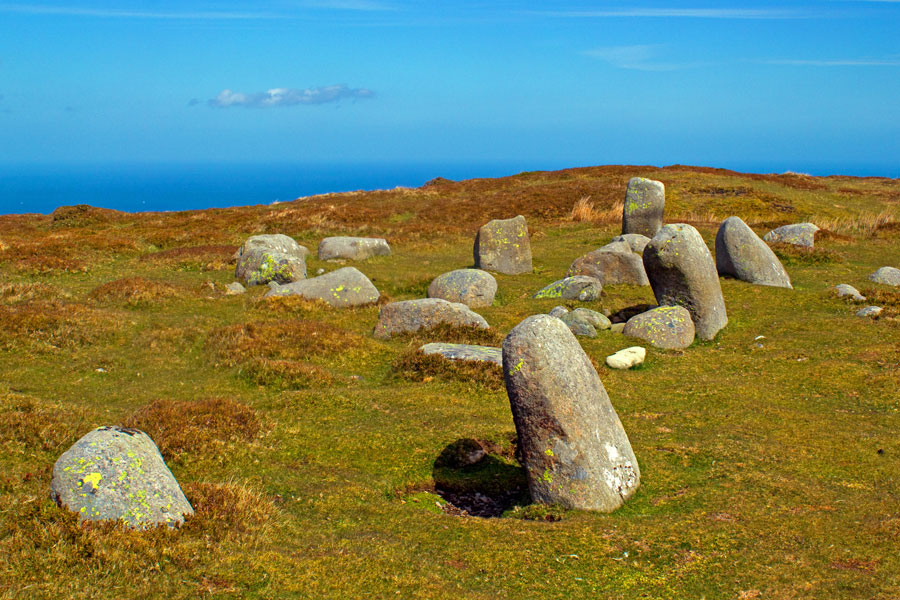 Druids' Circle - Neolithic stone circle above Penmaenmawr