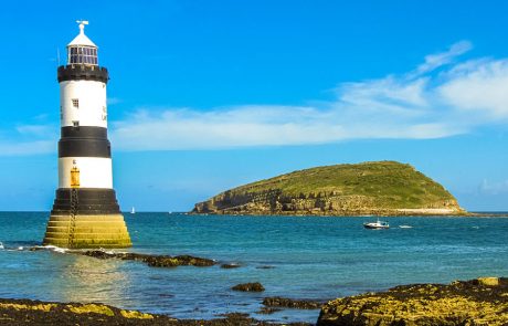 Wales Coast Path: Isle of Anglesey: Lighthouse, Penmon Point