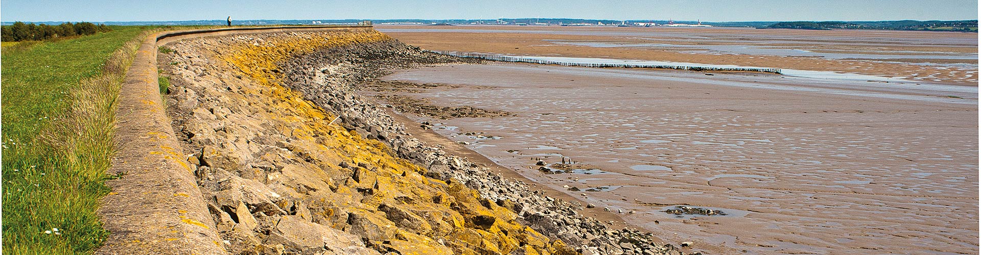 Severn Estuary near Chepstow on the Wales Coast Path