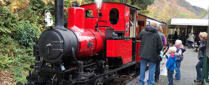 Steam engine on the Talyllyn railway