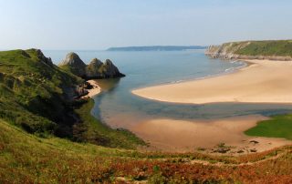 Wales Coast Path: Three Cliffs Bay, Gower