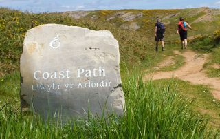 Wales Coast Path: Porth Einion, South Wales Coast