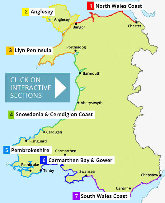 Wales Coastal Path Map Verjaardag Vrouw 2020   Wcp Map Sections 5 1 