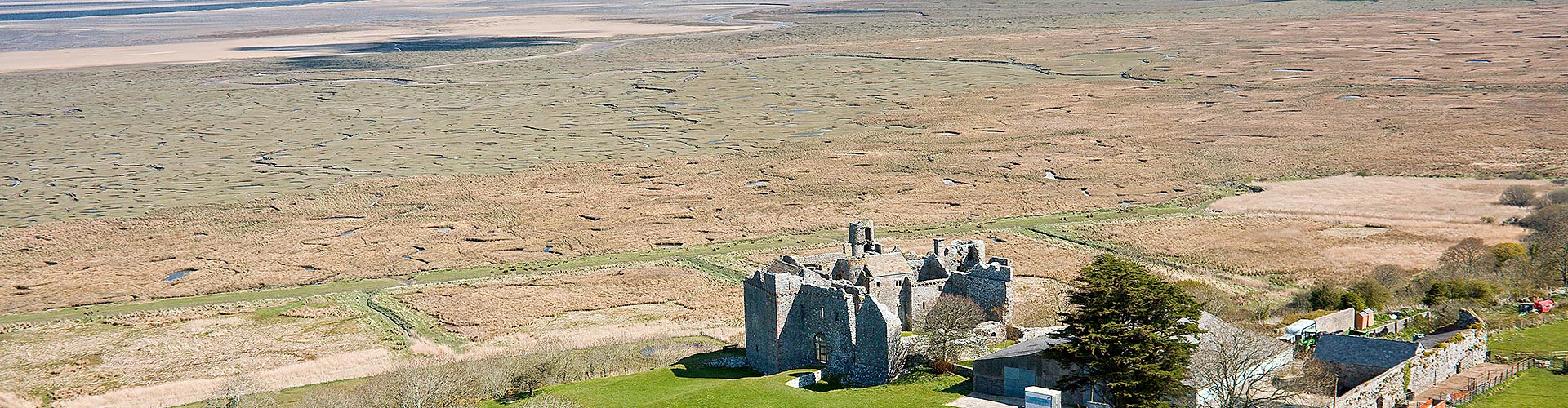 Weobley Castle- on the Wales Coast Path